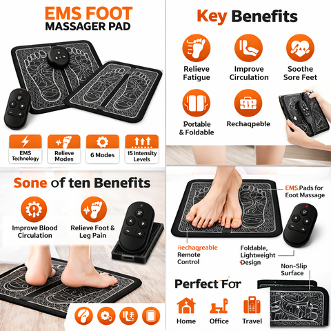 EMS Foot Massager Pad